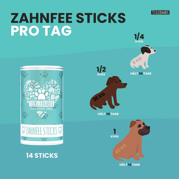 Tierliebhaber Zahnfeesticks Probe