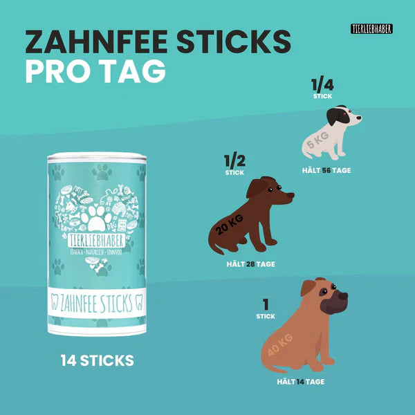 Tierliebhaber Zahnfeesticks Probe