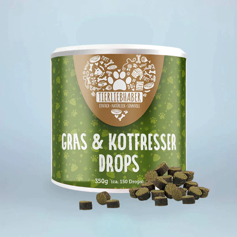 Tierliebhaber Gras- & Kotfresser Drops Probe