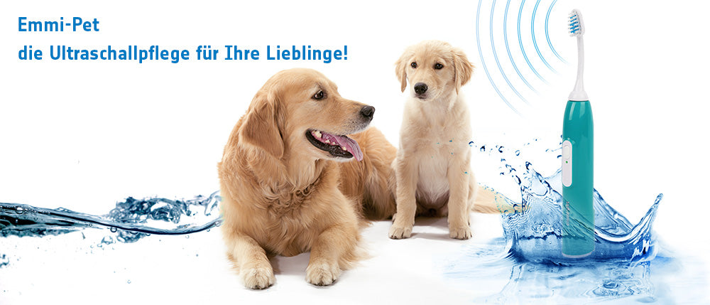 Emmi Pet Ultraschall Zahnbürste Basis Set