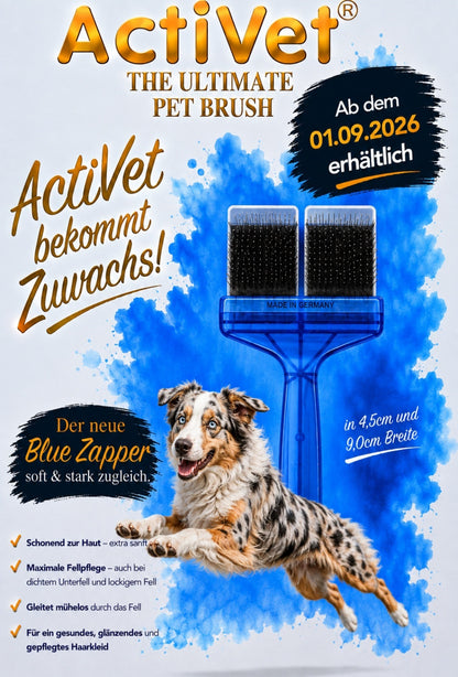 ActiVet Bürste Blue Zapper  NEU