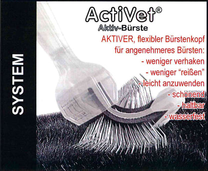 ActiVet Duo Bürste Silcoater